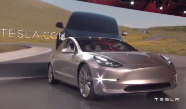 Model 3 unveiled by Tesla