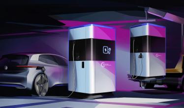 Mobile rapid charger revealed by VW