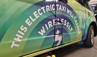Wireless charging system developed for electric taxis