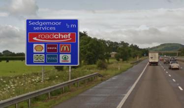 Motorway signs to show charge point sites