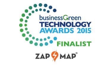 Zap-Map shortlisted for Business Green Technology Awards
