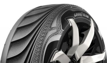 New concept tyre from Goodyear can recharge EV batteries on the move