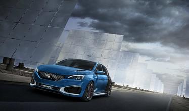 Peugeot reveals sporty plug-in hybrid concept 