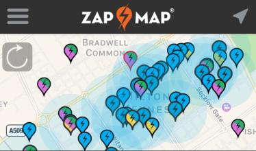 Dynamic network data added to Zap-Map