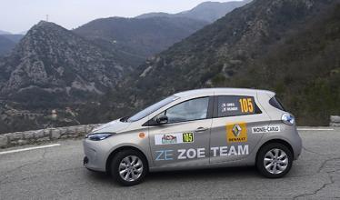 Renault Zoe takes top four places in ZENN Monte-Carlo rally