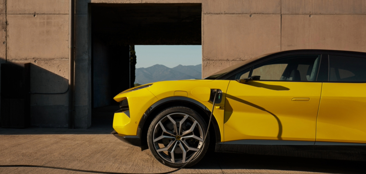 Charging a Lotus Eletre at home