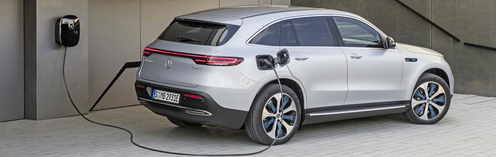 Charging a Mercedes Benz EQC at home