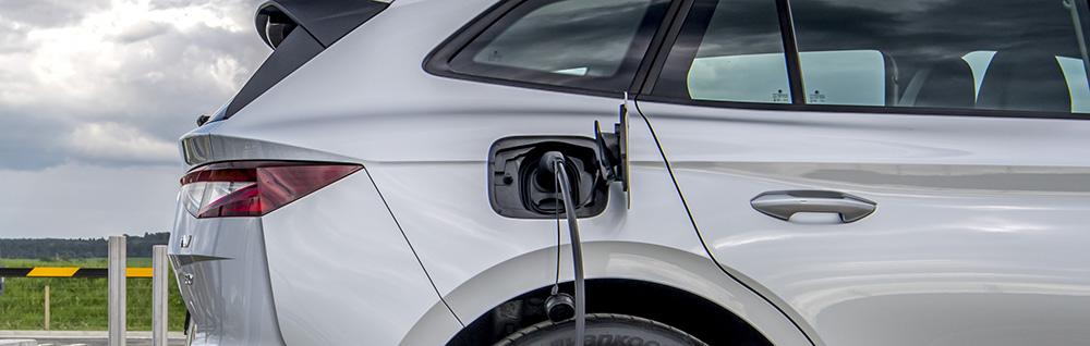 Charging a Skoda Enyaq iV at home
