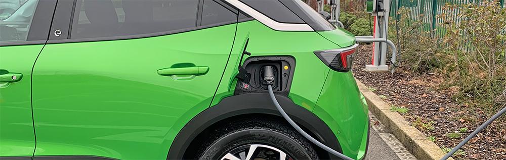 Charging a Vauxhall Mokka-e at home
