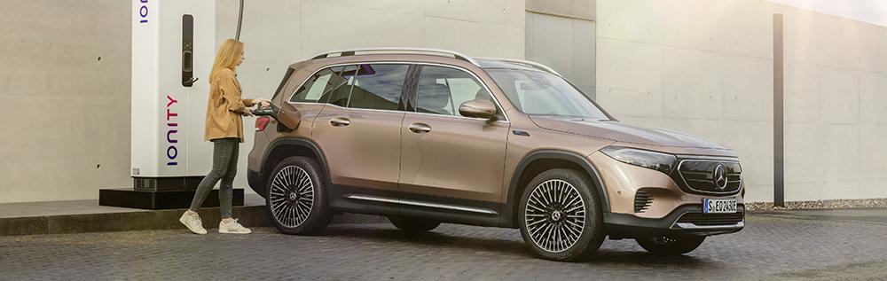 How to charge a Mercedes-Benz EQB