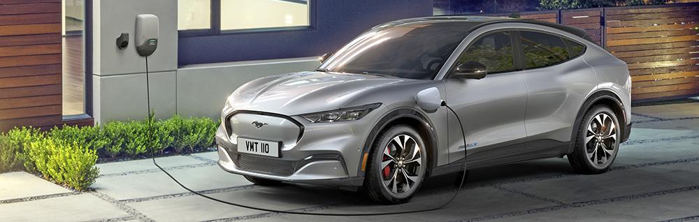 Charging a Ford Mustang Mach-E at home