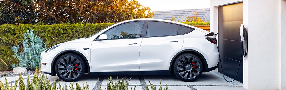 Charging a Tesla Model Y at home