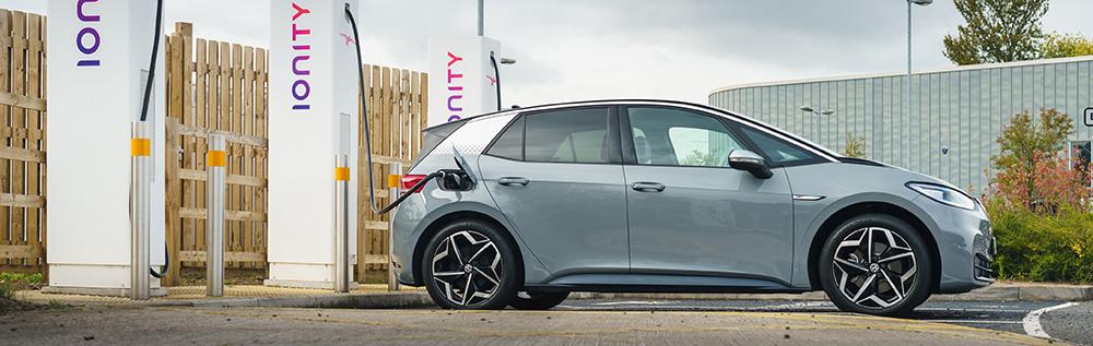 Charging a VW ID.3 on public networks