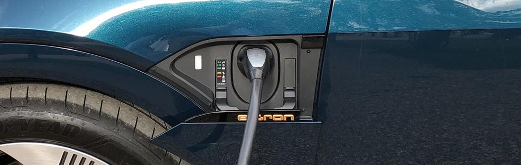 Charging an Audi e-tron at home
