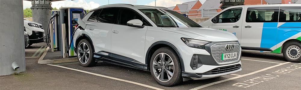 How to charge an Audi Q4 e-tron