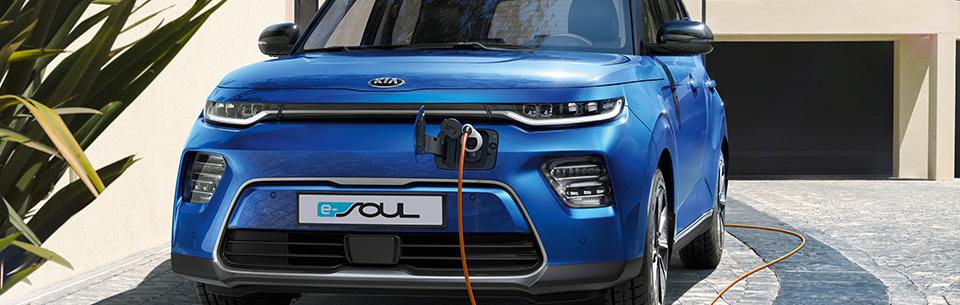 Charging a Kia Soul EV at home