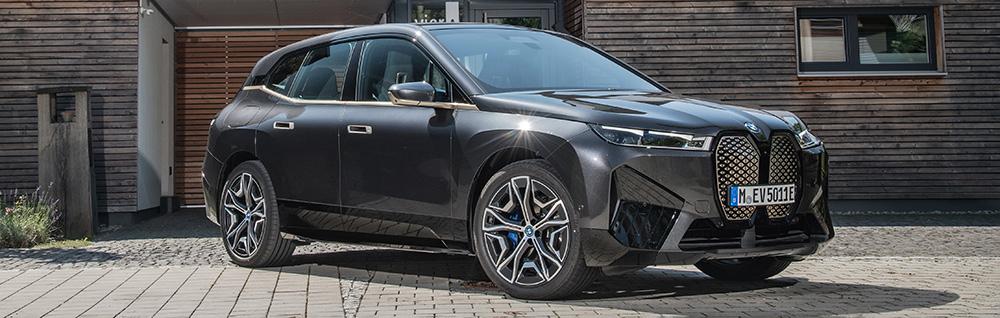 Charging a BMW iX at home