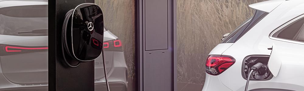 Charging a Mercedes Benz EQA at home