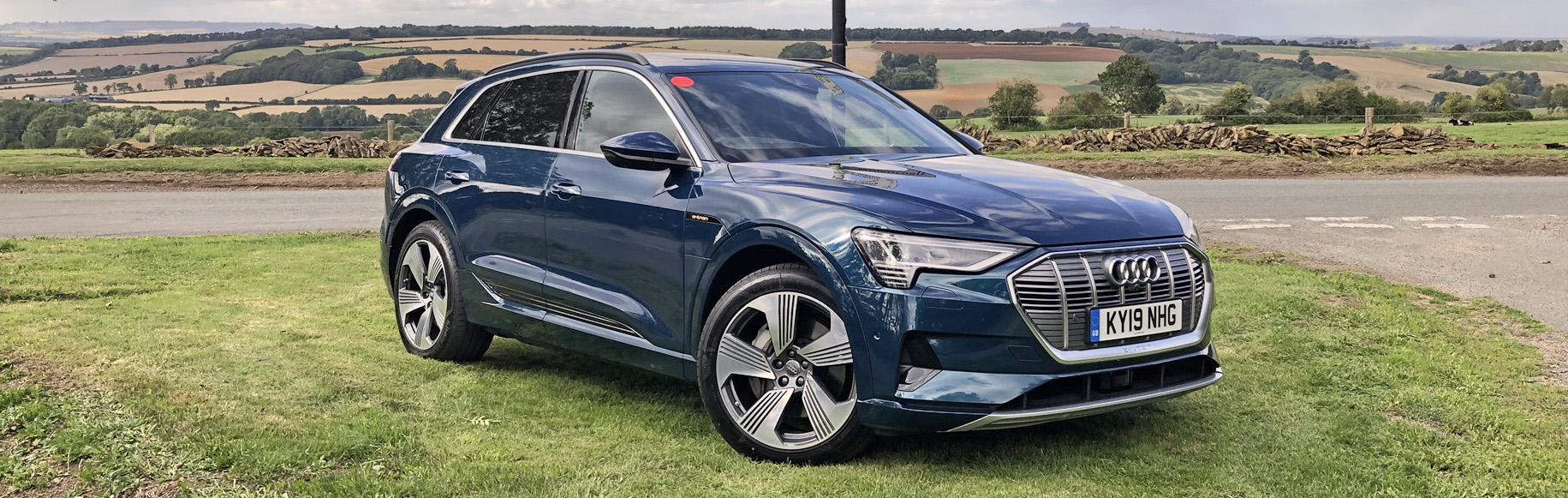 Charging an Audi e-tron on the public network