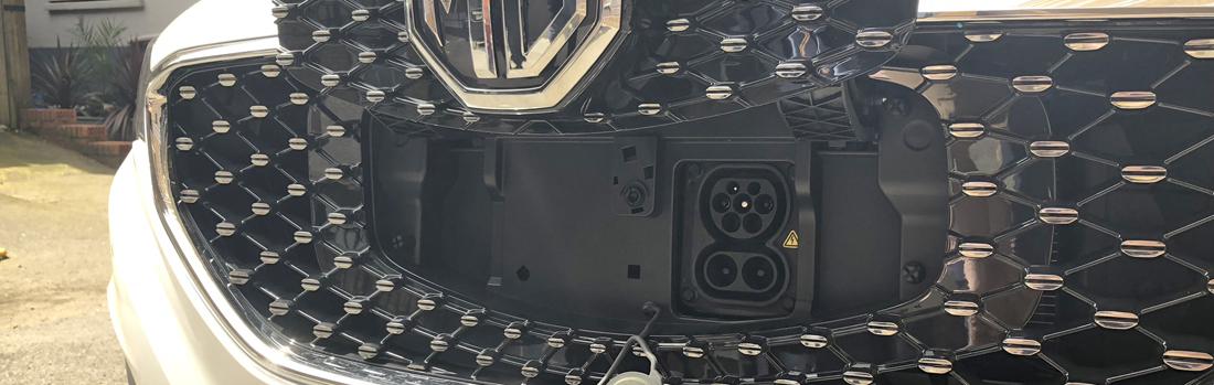 Charging an MG ZS EV at home